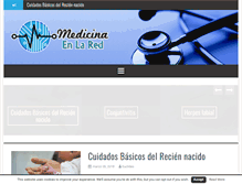 Tablet Screenshot of medicinaenlared.com